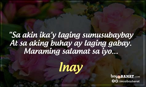tagalog message para sa nanay